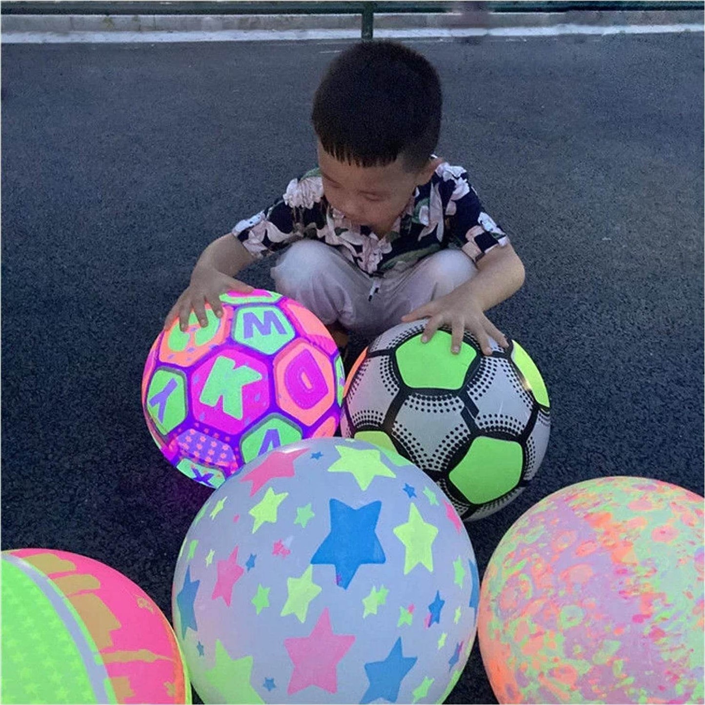 Bouncy Stress Reliever Fun Play Led Rubber Balls for Kids (1Pc Only) - infinityexculsivestore.com
