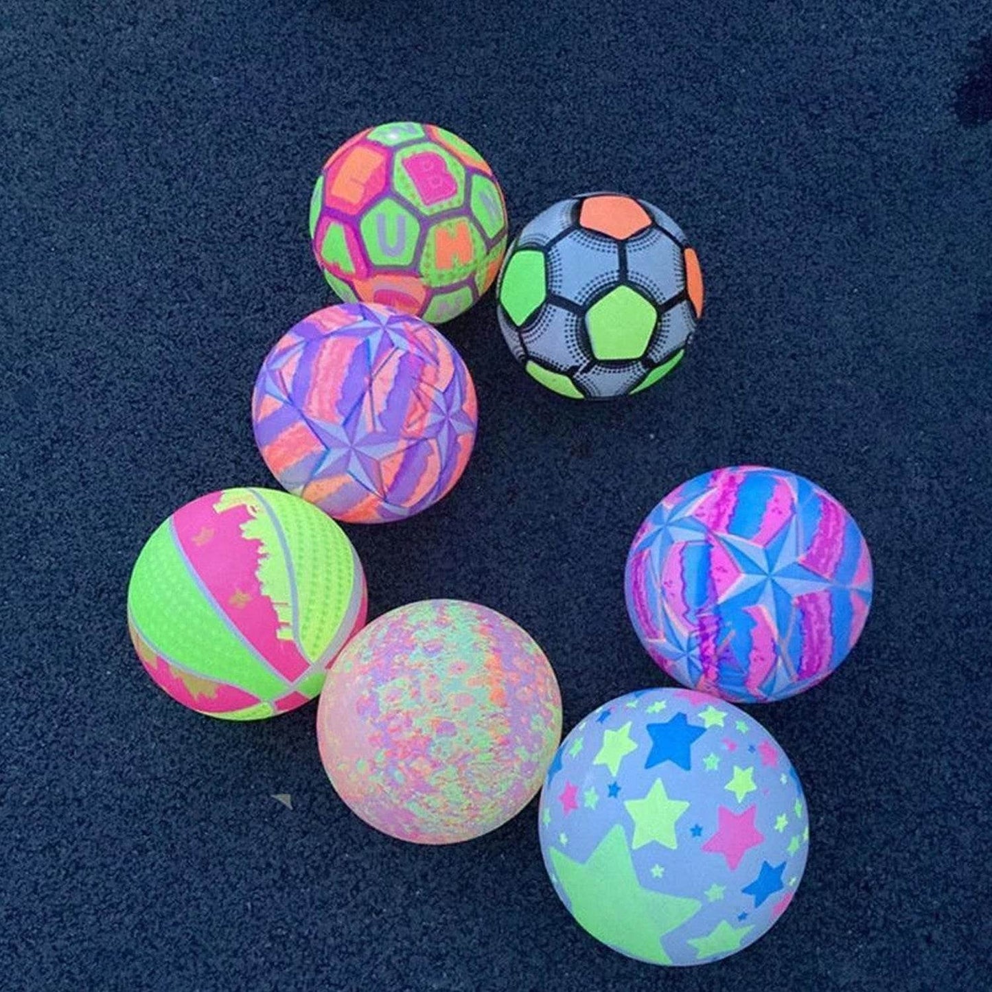 Bouncy Stress Reliever Fun Play Led Rubber Balls for Kids (1Pc Only) - infinityexculsivestore.com