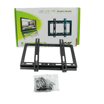 TV Wall Bracket Mount Slim Monitor Stand for 14 x 42, LCD LED 3D plasma Flat TVs Full Motion Heavy - Duty Wall Bracket, Sturdy and Strong Flat Screen Design TV Wall Mount (29cmx19cm) - infinityexculsivestore.com