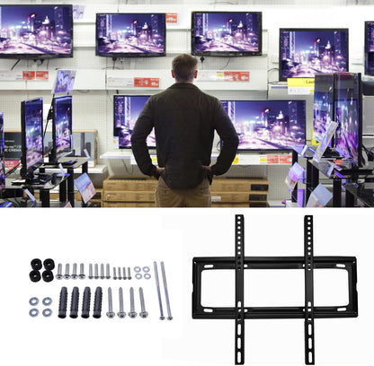 TV Wall Bracket Mount Slim Monitor Stand for 26 x 63, LCD LED 3D plasma Flat TVs Full Motion Heavy - Duty Wall Bracket, Sturdy and Strong Flat Screen Design TV Wall Mount (46cmx20cm) - infinityexculsivestore.com