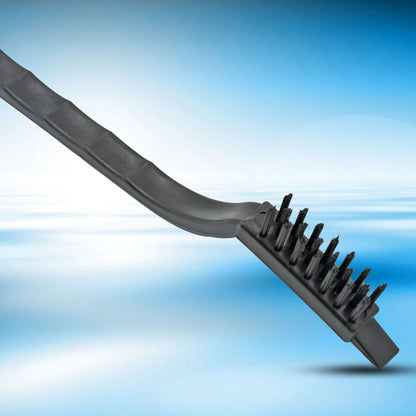 Mini Wire Brush Set Brass Nylon Stainless Steel Bristles Household Cleaning Brush for Gas Stove, Smoke Machine Tool Burner Tiles Tap Rust Removal Welding Slag Dirt & Paint Scrubbing (3 Pcs Set) - infinityexculsivestore.com