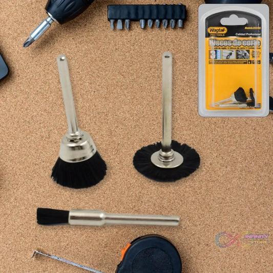 Brass Wire Wheels, 3 Pcs Brass Wire Wheels, Rust Removal Tool - infinityexculsivestore.com
