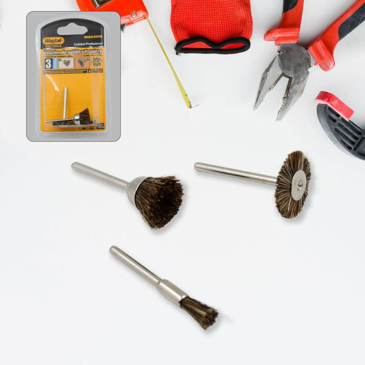 Brass Wire Wheels, 3 Pcs Brass Wire Wheels, Rust Removal Tool - infinityexculsivestore.com