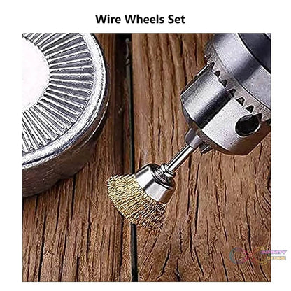 Brass Wire Wheels, 3 Pcs Brass Wire Wheels, Rust Removal Tool - infinityexculsivestore.com