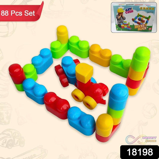 Bricks Blocks Building toy (88 Pcs Building Blocks) - infinityexculsivestore.com