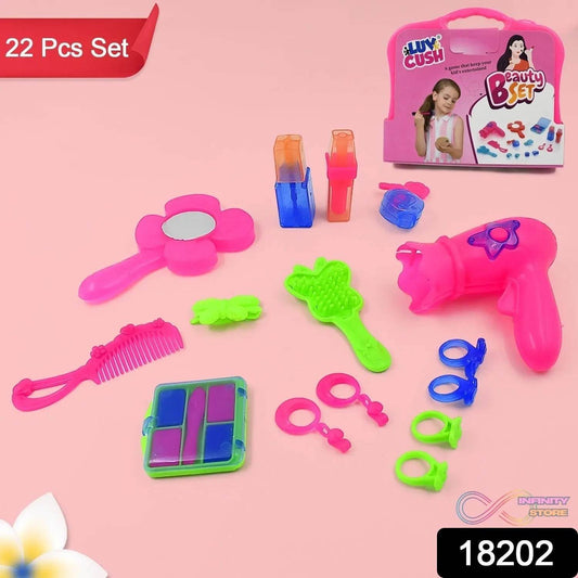 Briefcase Beauty toy, Beauty Set with (Approx 22 Pcs Set) - infinityexculsivestore.com