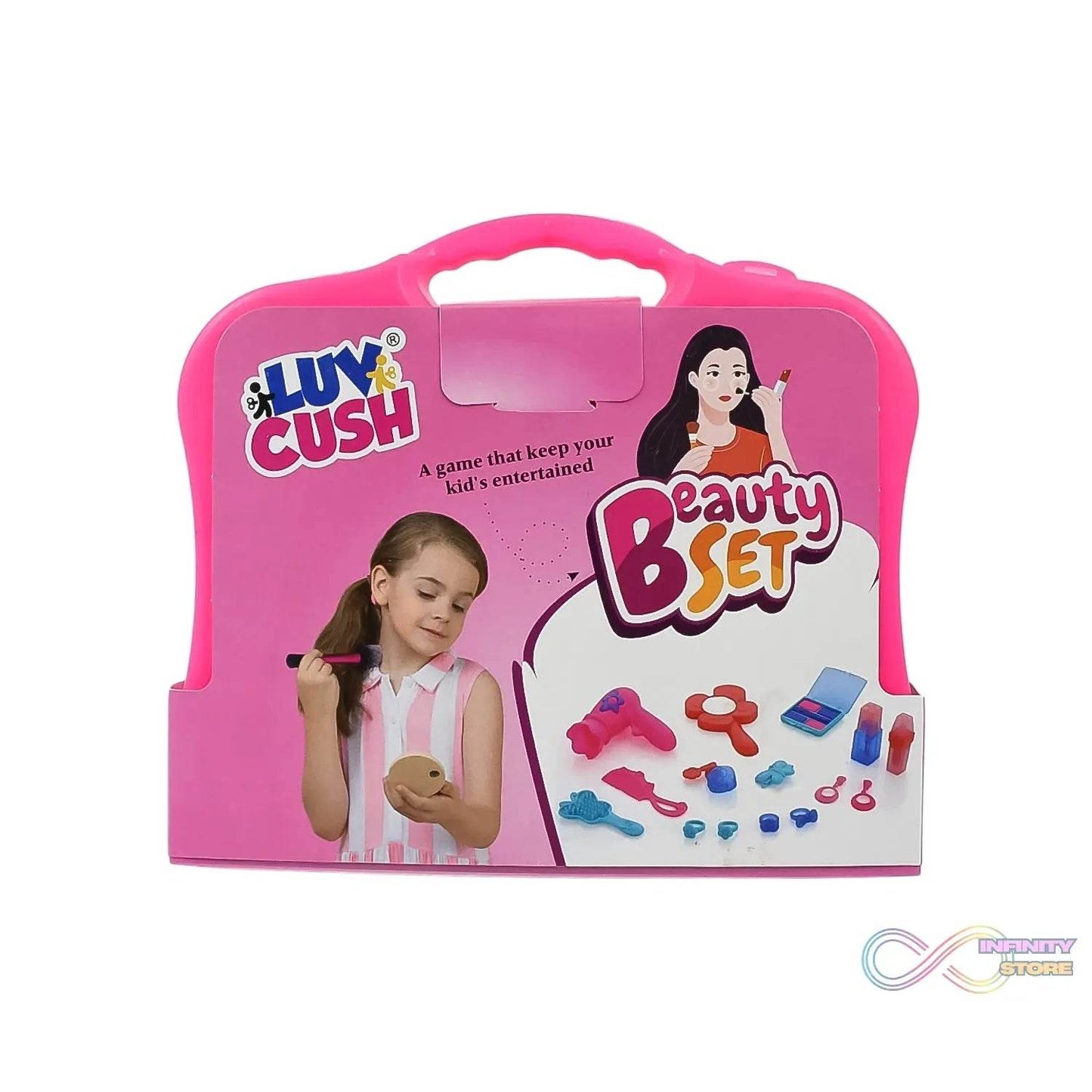 Briefcase Beauty toy, Beauty Set with (Approx 22 Pcs Set) - infinityexculsivestore.com