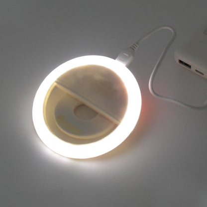 Selfie Flash Ring Light with 3 Level of Brightness,Selfie Ring Light used for applying bright shade over face during taking selfies and making videos for Photography Video Calling for Smart Phones Tablet (1 Pc) - infinityexculsivestore.com