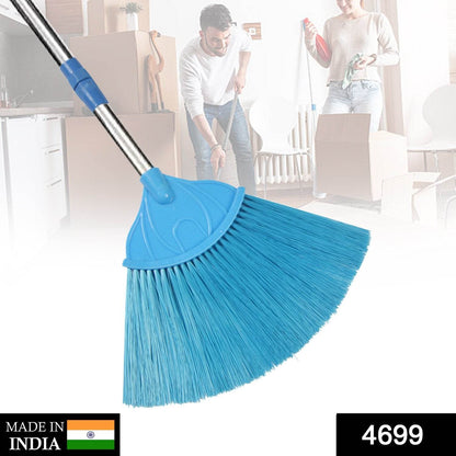 Broom with Long Stainless Steel Rod and Extendable Cobweb Cleaner Stick - infinityexculsivestore.com