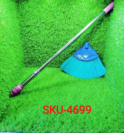 Broom with Long Stainless Steel Rod and Extendable Cobweb Cleaner Stick - infinityexculsivestore.com