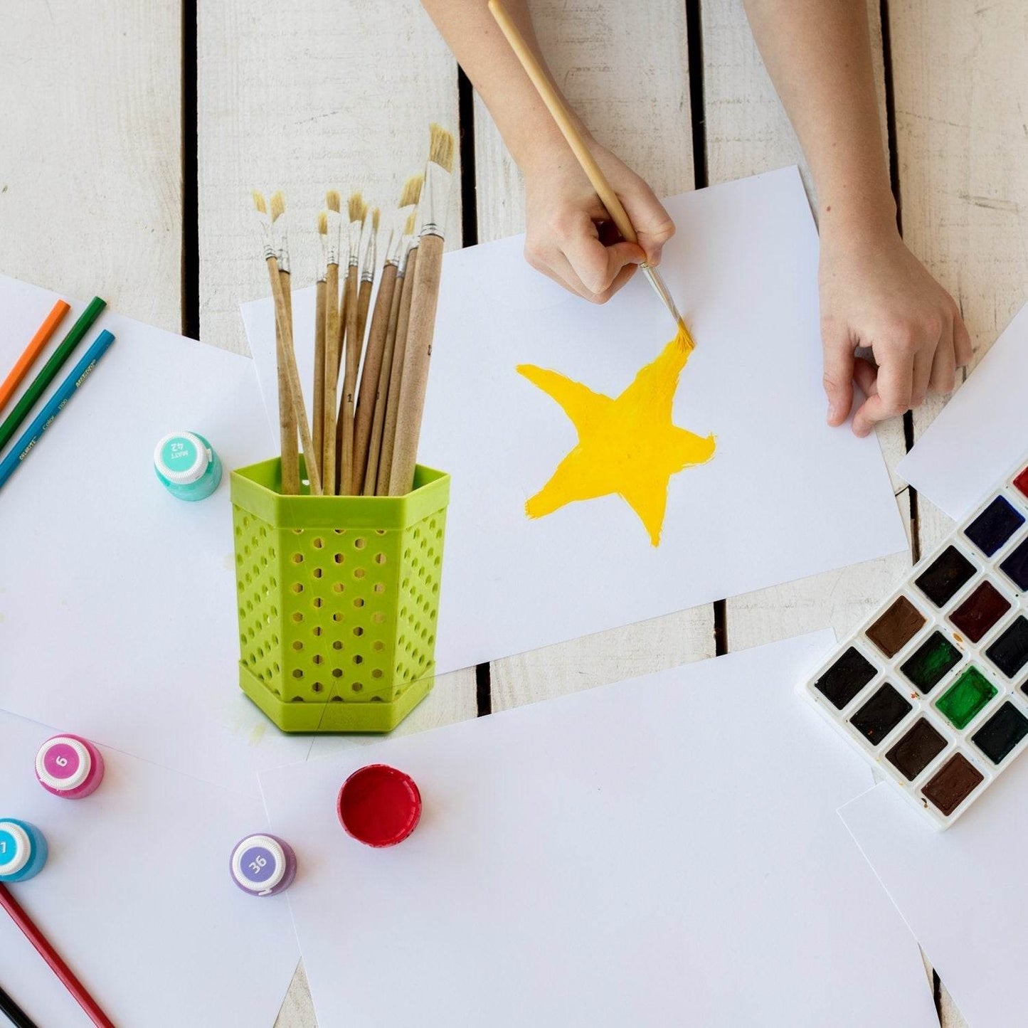 Brown Art Brush Set for Artists (Pack of 12) - infinityexculsivestore.com