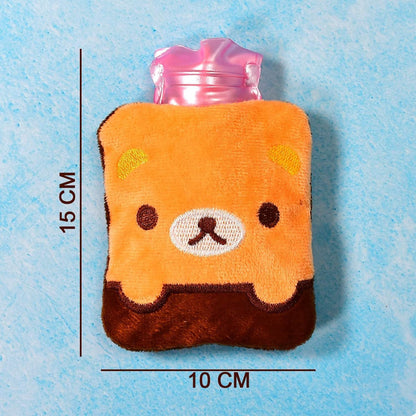 Brown Panda Print small Hot Water Bag with Cover for Pain Relief, Neck, Shoulder Pain and Hand, Feet Warmer, Menstrual Cramps. - infinityexculsivestore.com