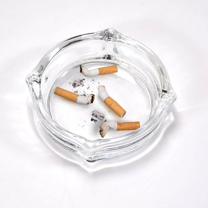 Brunswick Crystal Glass Ashtray for Home & Office - infinityexculsivestore.com