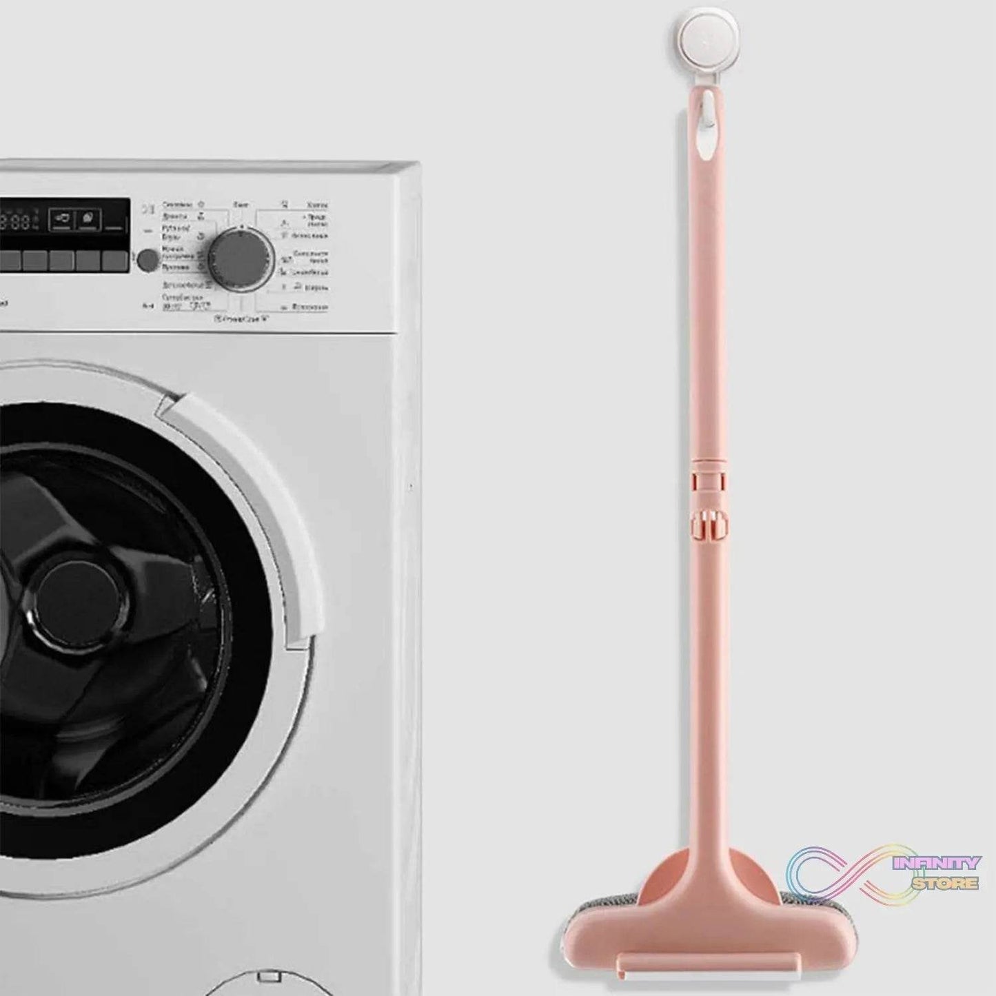 Brush 2 in 1 Mesh Cleaning Brush & Wiper with Extended Handle Window Cleaning Brush Net Cleaner,Magic Window Cleaner Brush, Window Mesh Cleaner (1 Pc) - infinityexculsivestore.com