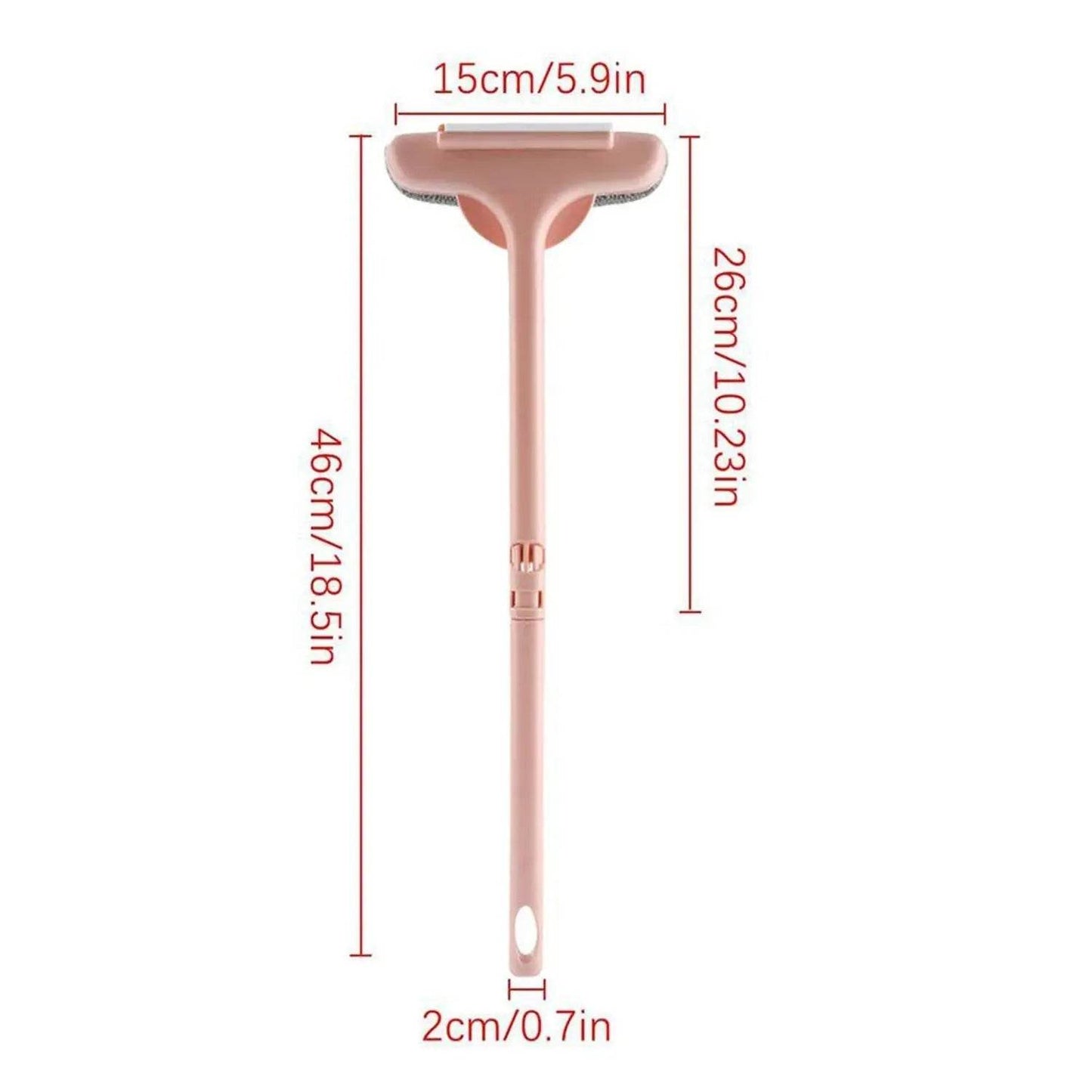 Brush 2 in 1 Mesh Cleaning Brush & Wiper with Extended Handle Window Cleaning Brush Net Cleaner,Magic Window Cleaner Brush, Window Mesh Cleaner (1 Pc) - infinityexculsivestore.com