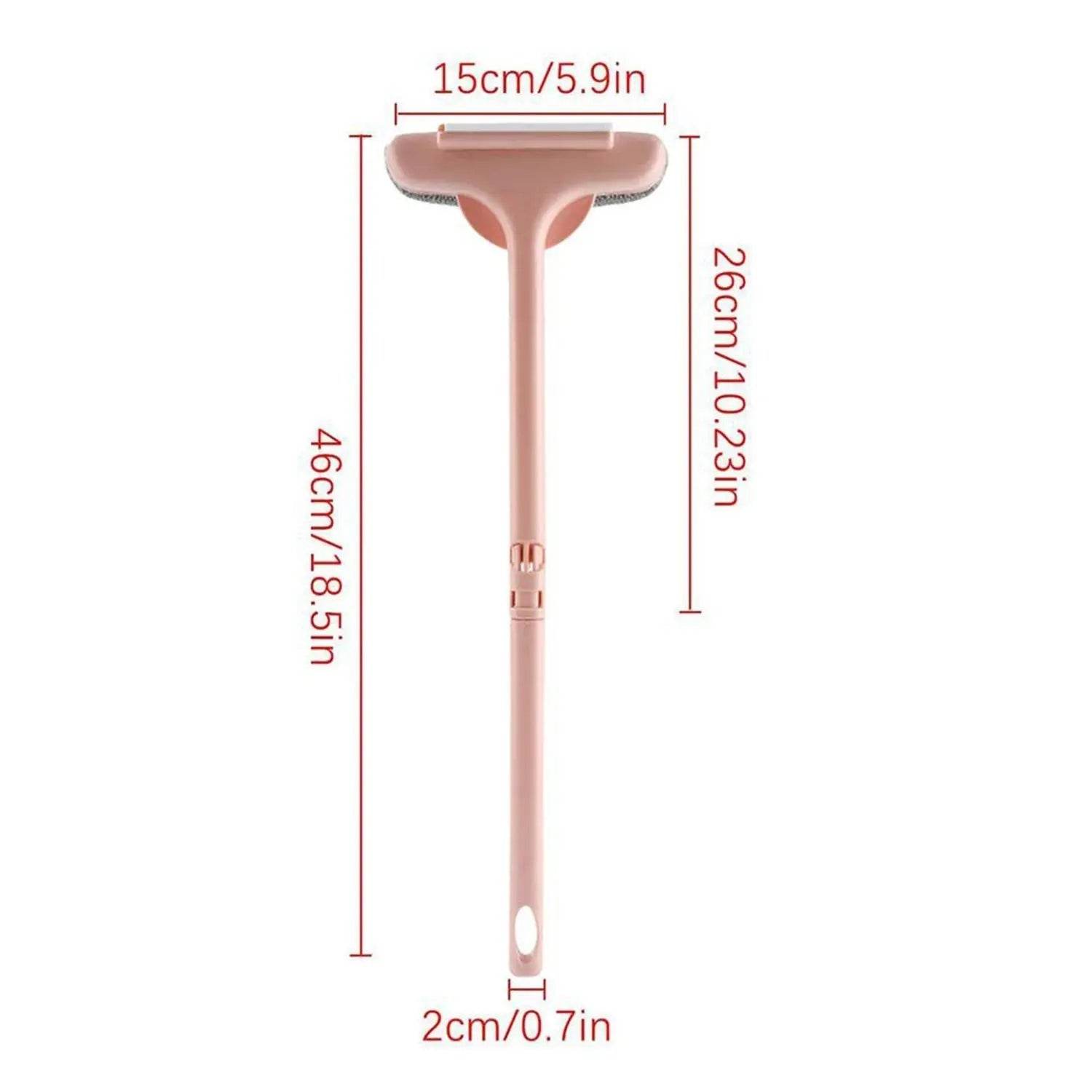 Brush 2 in 1 Mesh Cleaning Brush & Wiper with Extended Handle Window Cleaning Brush Net Cleaner,Magic Window Cleaner Brush, Window Mesh Cleaner (1 Pc) - infinityexculsivestore.com