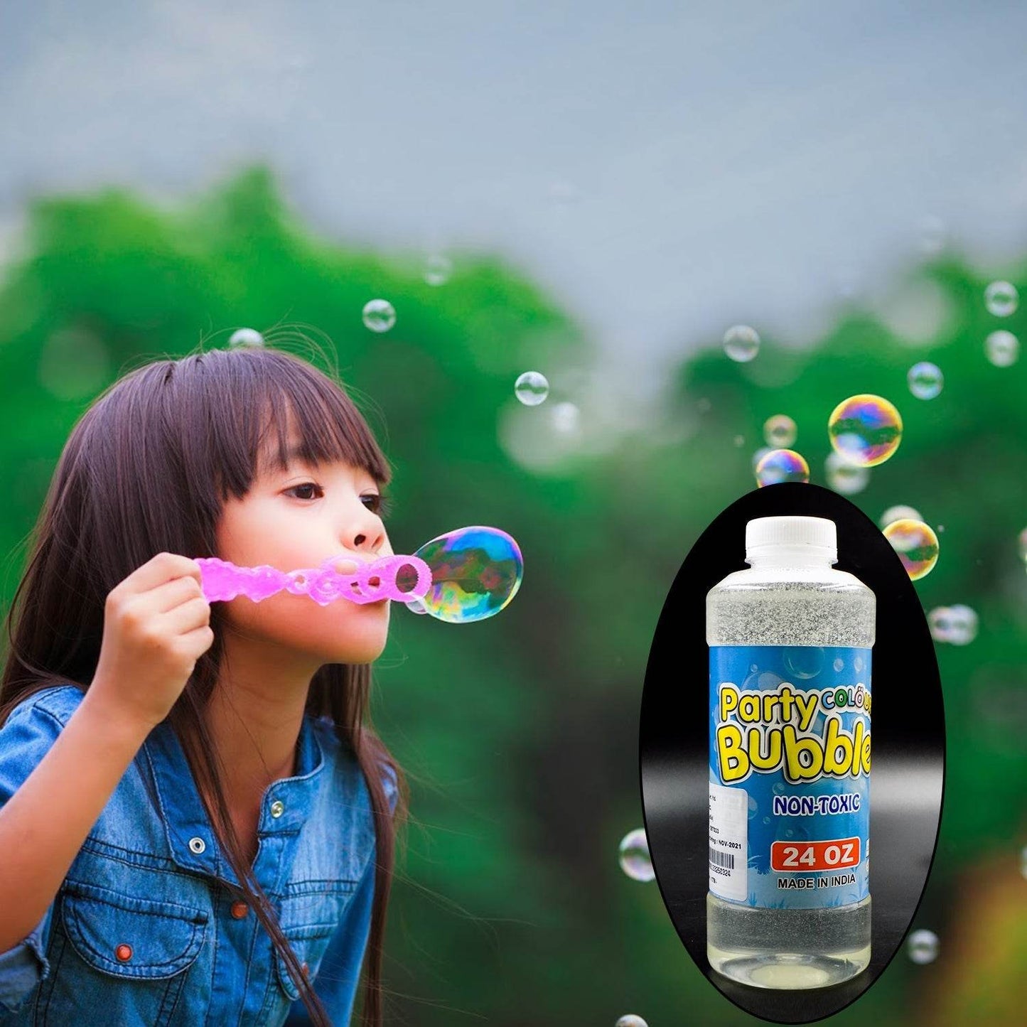 Bubble Gun Liquid Refill for Kids (750Ml) - infinityexculsivestore.com