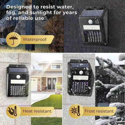 Bug Zapper Outdoor 2 in 1 Solar Mosquito Zapper Lamps (1 Pc) - infinityexculsivestore.com