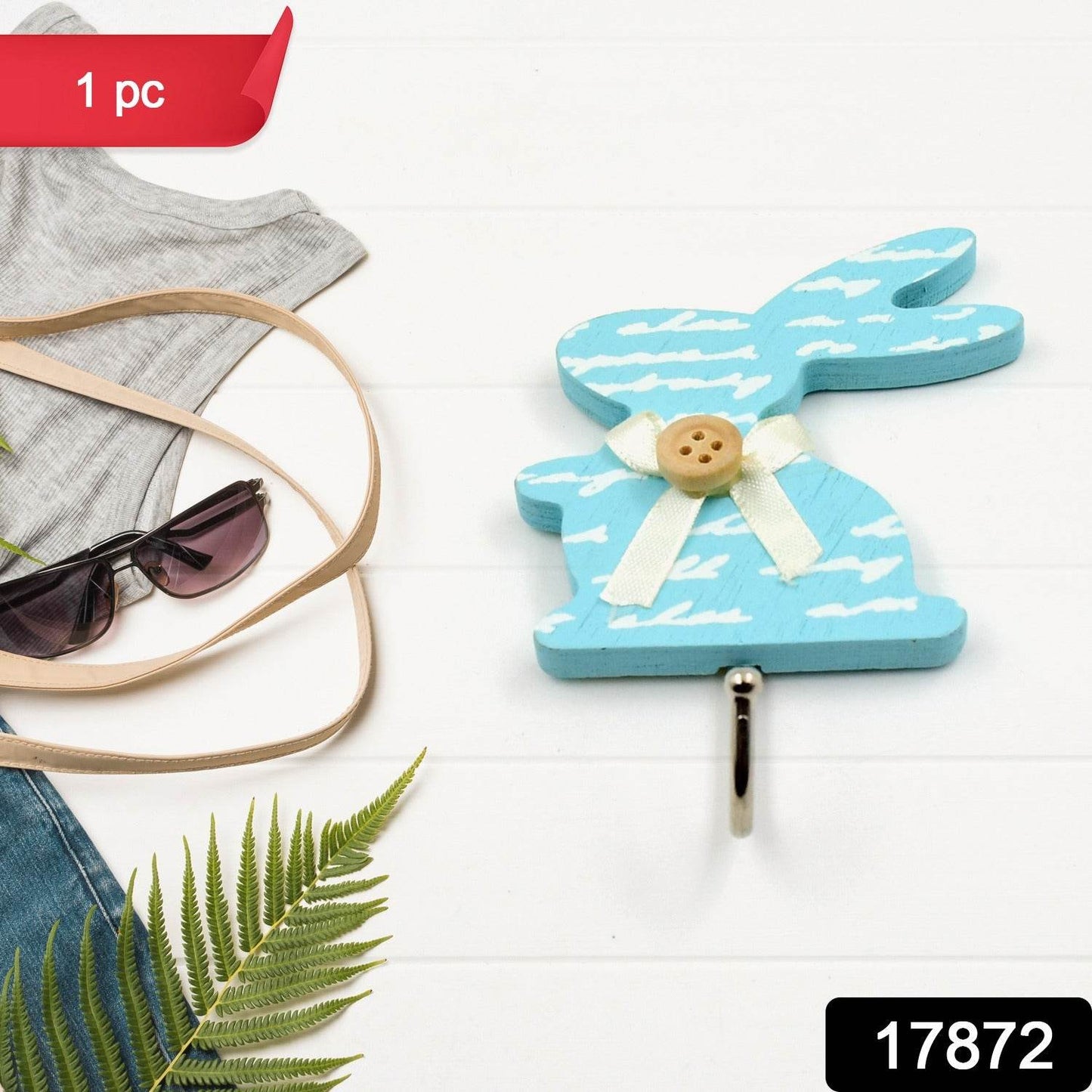 Bunny Adhesive Wall Sticky Hook Strong Wall Hook For Office , Bathroom & Home Use (1 Pc Hook) - infinityexculsivestore.com