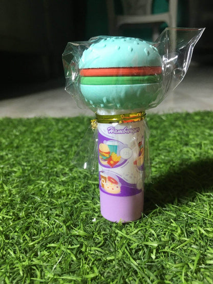 Burger Shape 3D Erasers Cum Sharpener Birth Day Return Gift Party Idea for Kids Birthday (Pack of 06 Pcs) - infinityexculsivestore.com