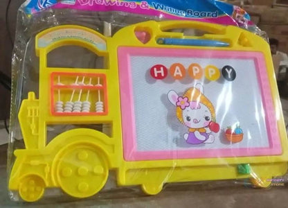 Bus Shape Drawing & Writing Slate Board for Kids (1 pc / 32 × 21 Cm) - infinityexculsivestore.com