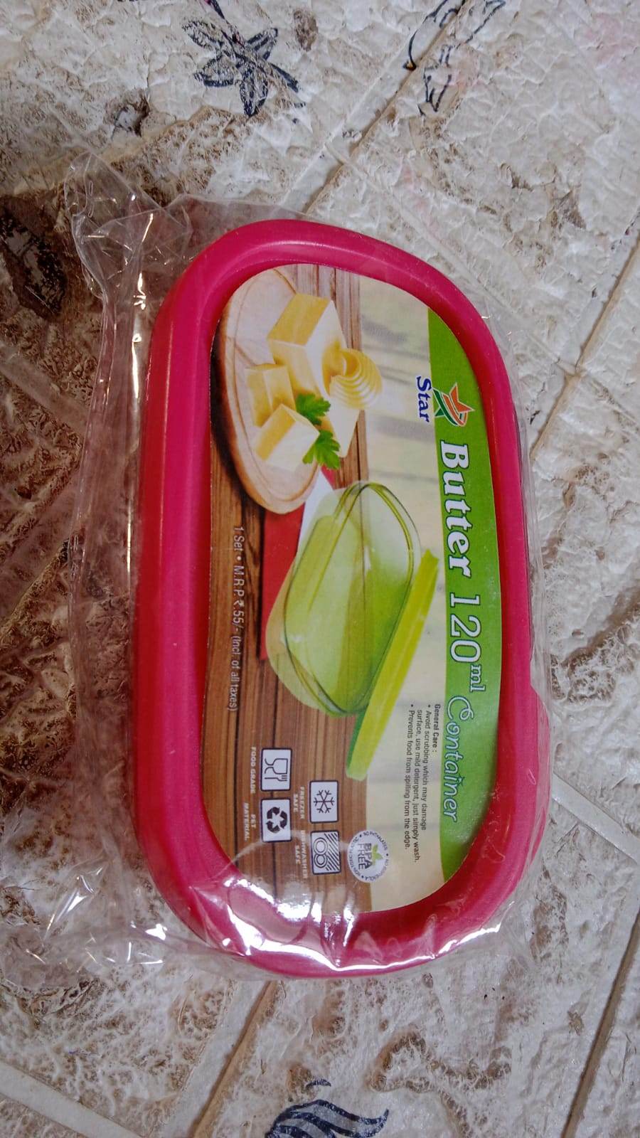 Butter Container, PP Butter Storage Box Easy to Take Portable Large Capacity for Kitchen for Home for Cheese for Butter (120 ML) - infinityexculsivestore.com