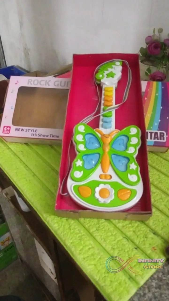 Butterfly Guitar Toy with Light and Music Toy (1 Pc / Battery not included) - infinityexculsivestore.com