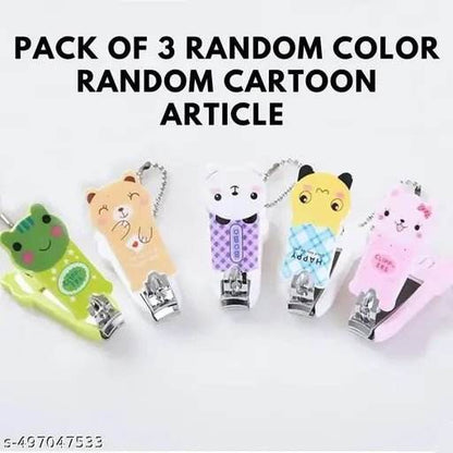 CARTOON NAIL CLIPPERS NAIL CUTTERS BABY SAFETY (Pack of 3) - infinityexculsivestore.com