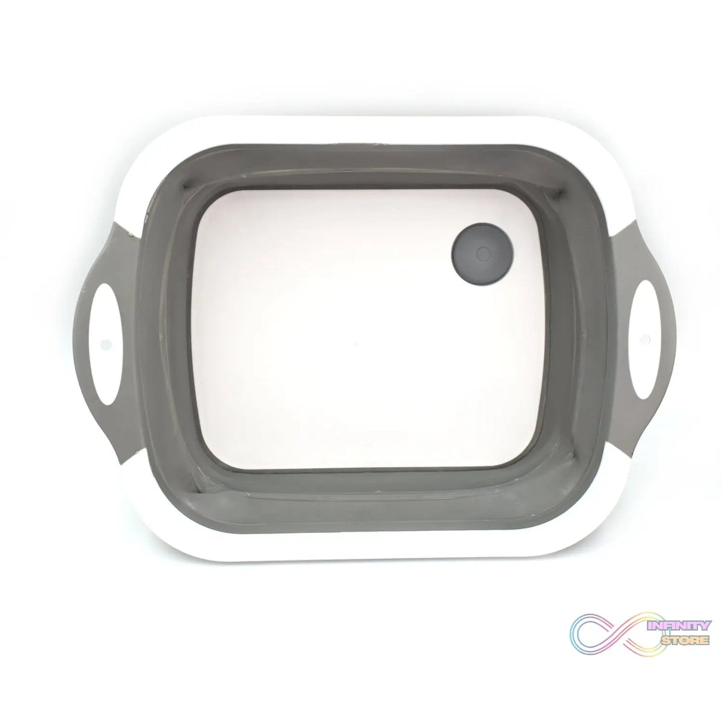 COLLAPSIBLE CUTTING BOARD WITH DISH TUB BASKET For Kitchen Use ( 1 Pcs ) - infinityexculsivestore.com