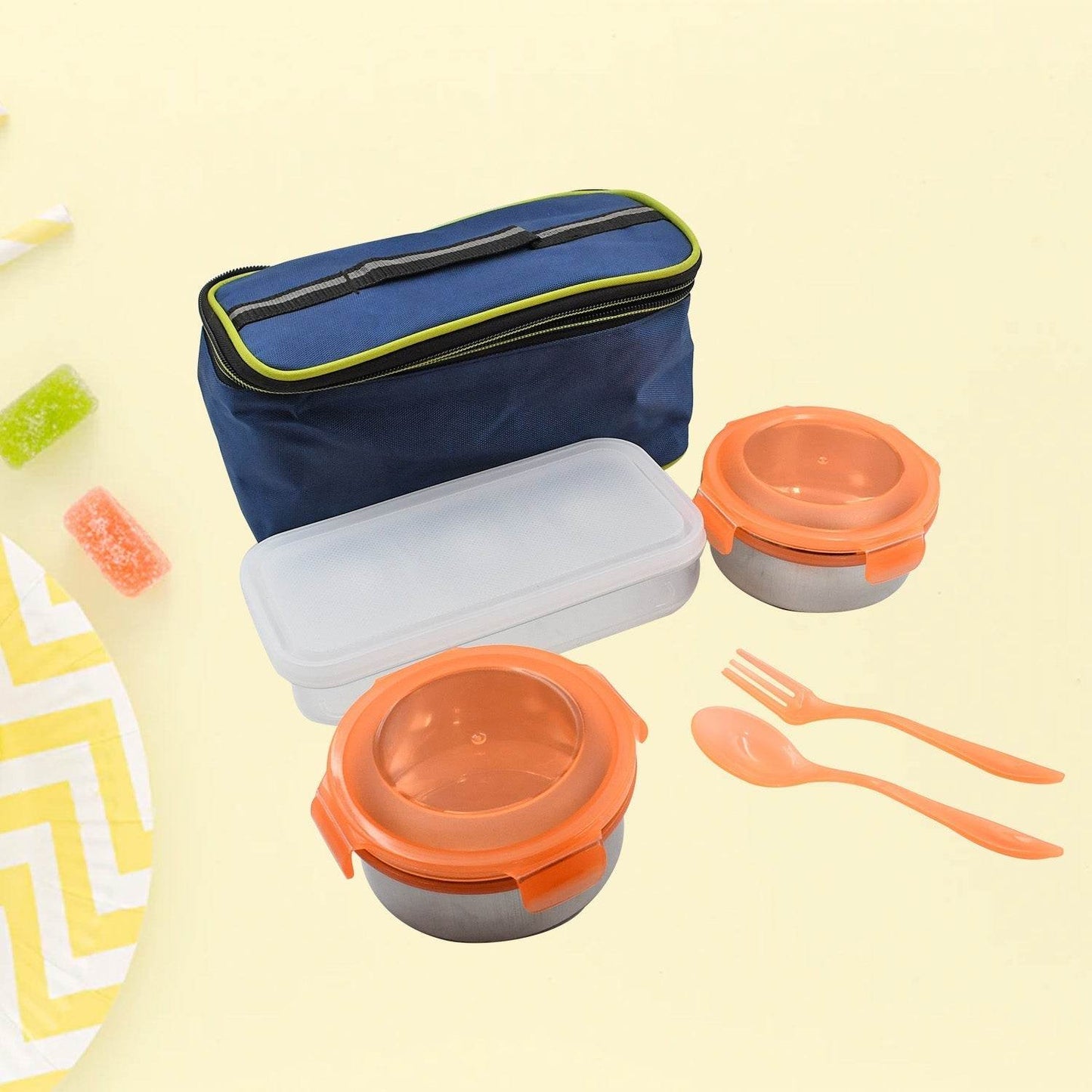 AIRTIGHT & LEAK PROOF STAINLESS STEEL CONTAINER MULTI COMPARTMENT LUNCH BOX CARRY TO ALL TYPE LUNCH IN LUNCH BOX & PREMIUM QUALITY LUNCH BOX IDEAL FOR OFFICE , SCHOOL KIDS & TRAVELLING IDEAL (3 Different Lunch Box) - infinityexculsivestore.com