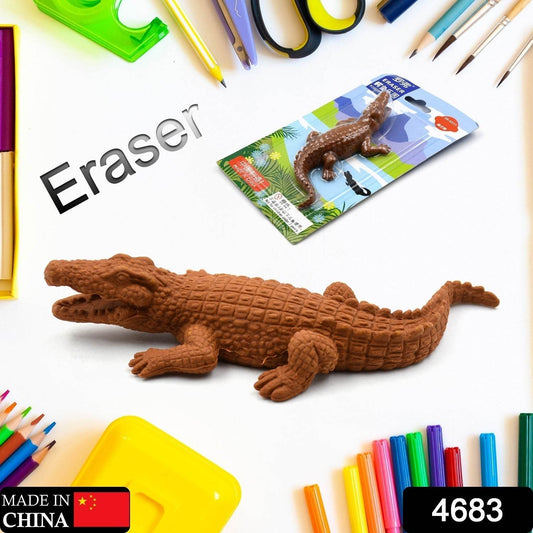 CROCODILE SHAPED ERASERS ANIMAL ERASERS FOR KIDS, CROCODILE ERASERS 3D ERASER, MINI ERASER TOYS, DESK PETS FOR STUDENTS CLASSROOM PRIZES CLASS REWARDS PARTY FAVORS - infinityexculsivestore.com