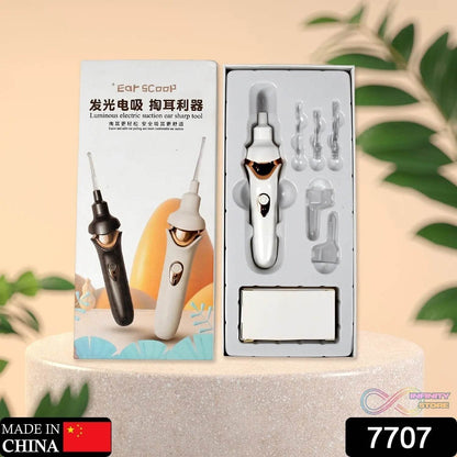 EAR SUCTION DEVICE, PORTABLE COMFORTABLE EFFICIENT AUTOMATIC ELECTRIC VACUUM SOFT EAR PICK EAR CLEANER EASY EARWAX REMOVER SOFT PREVENT EAR-PICK CLEAN TOOLS SET FOR ADULTS KIDS - infinityexculsivestore.com