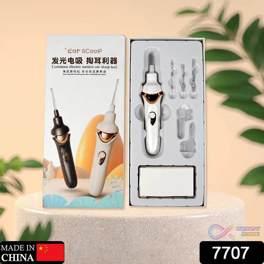 EAR SUCTION DEVICE, PORTABLE COMFORTABLE EFFICIENT AUTOMATIC ELECTRIC VACUUM SOFT EAR PICK EAR CLEANER EASY EARWAX REMOVER SOFT PREVENT EAR-PICK CLEAN TOOLS SET FOR ADULTS KIDS - infinityexculsivestore.com