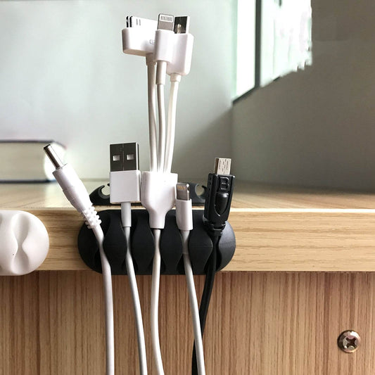 Cable Clips Multi Purpose Cable Organizer , Wire Holder For Desk And Table Use - infinityexculsivestore.com