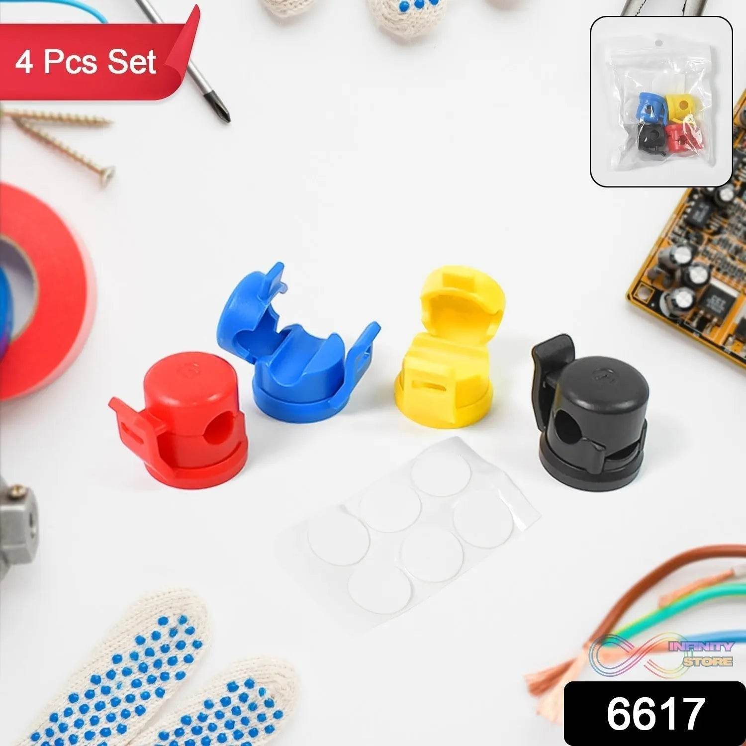 Cable Holder, Adhesive Cable Organizer for Cable Management (4 Pcs Set) - infinityexculsivestore.com