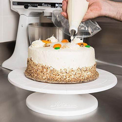 Cake Decorating Nozzle with Piping Bag Stainless Steel Piping Cream Frosting Nozzles - infinityexculsivestore.com