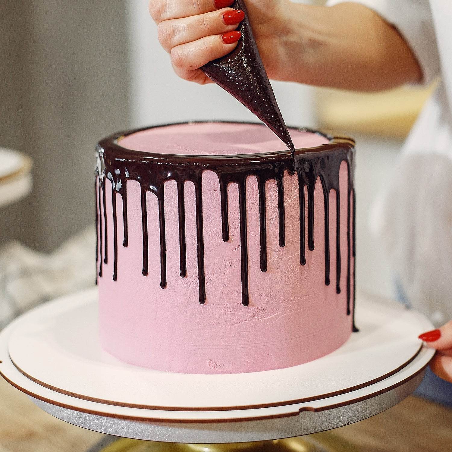 Cake Decorating Nozzle with Piping Bag Stainless Steel Piping Cream Frosting Nozzles - infinityexculsivestore.com