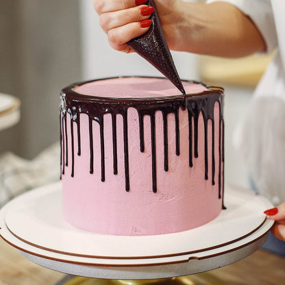 Cake Decorating Nozzle with Piping Bag Stainless Steel Piping Cream Frosting Nozzles - infinityexculsivestore.com