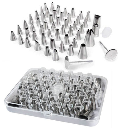 Cake Nozzle Set for Pastry Decorations (55-Piece) - infinityexculsivestore.com
