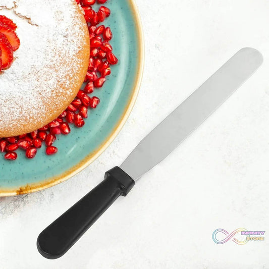 Cake Spatula for Baking Stainless Steel Spatula Cake (1 Pc) - infinityexculsivestore.com