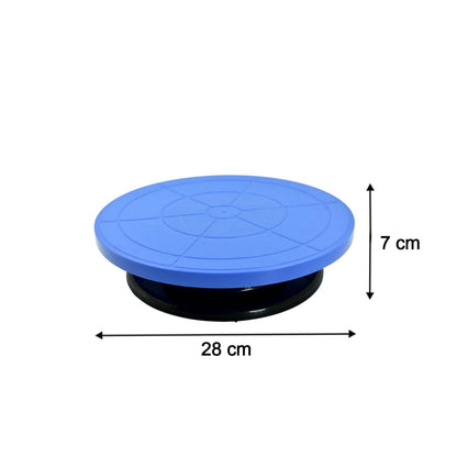 Cake Stand Revolving Decorating Turntable Easy Rotate Cake Stand For Home & Birthday Party Use - infinityexculsivestore.com
