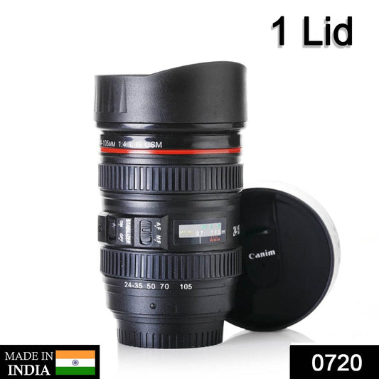 Camera Lens Shaped Coffee Mug Flask With Lid - infinityexculsivestore.com