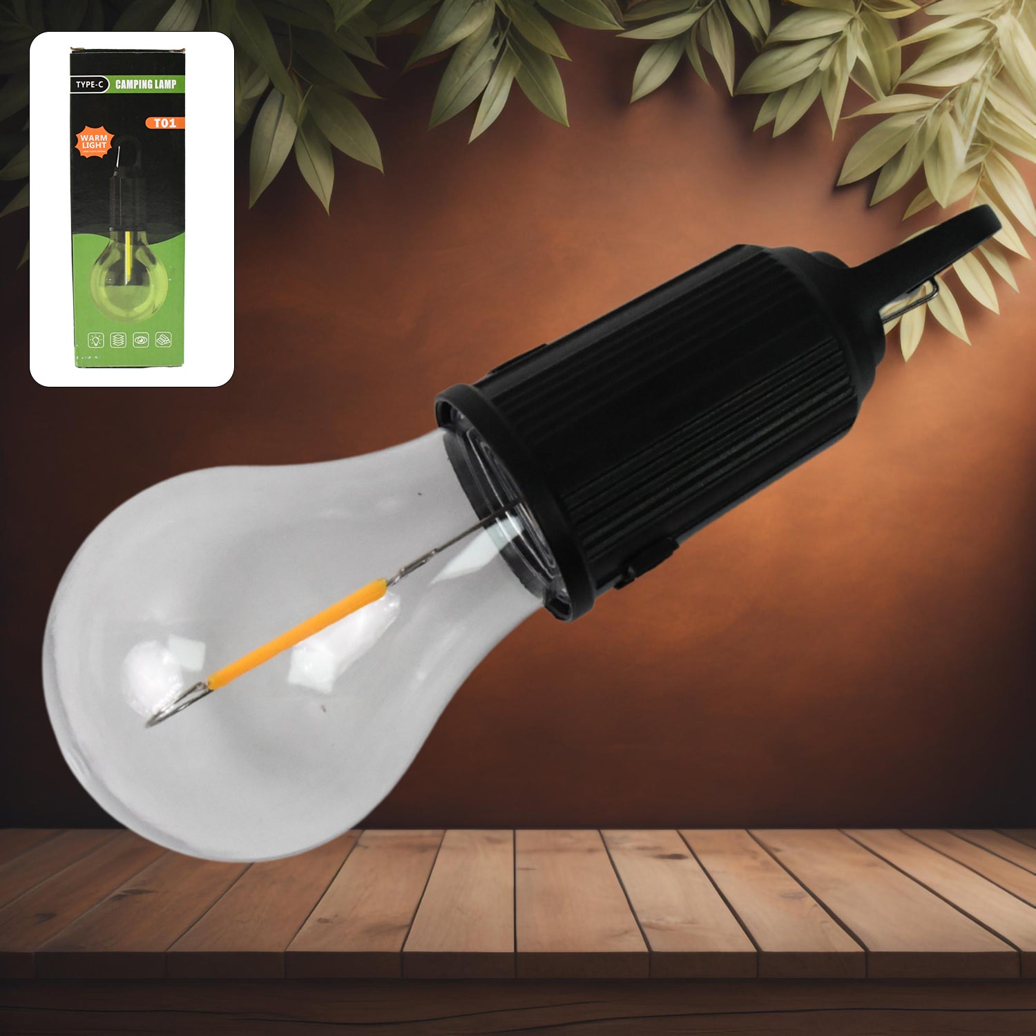 Rechargeable Camping Lights for Tents LED Camping Tent Lantern 3 Lighting Modes Tent Lamp Portable Emergency Camping Lights with Clip Hook for Camping Hiking Fishing, Backpacking (1 Pc) - infinityexculsivestore.com
