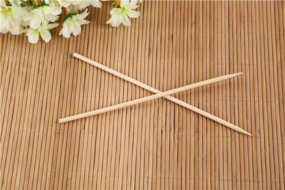 Camping Wooden Color Bamboo BBQ Skewers Barbecue Shish Kabob Sticks Fruit Kebab Meat Party Fountain Bamboo BBQ Sticks Skewers Wooden (30cm) - infinityexculsivestore.com