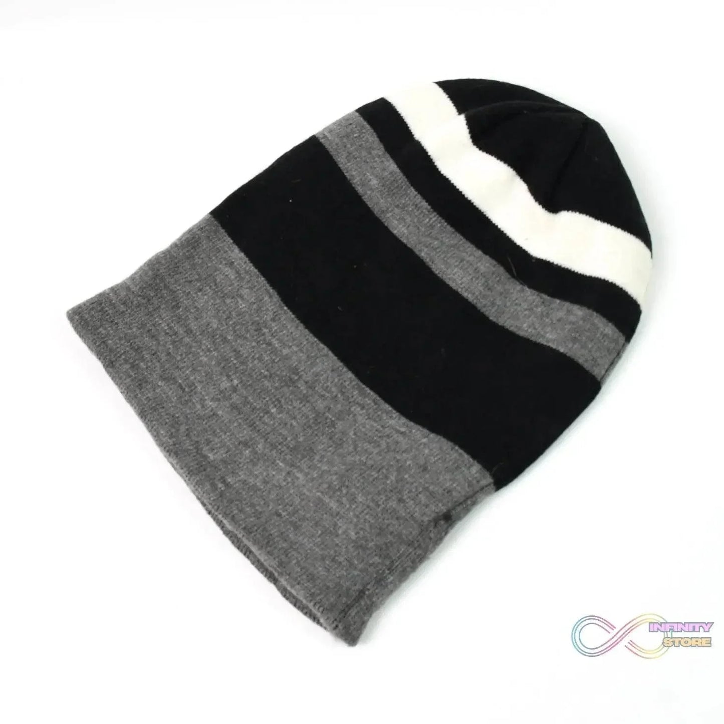 Cap for Winter Woolen Knitted Black Inside Fur Caps (1 Pc / Mix Design & Color) - infinityexculsivestore.com