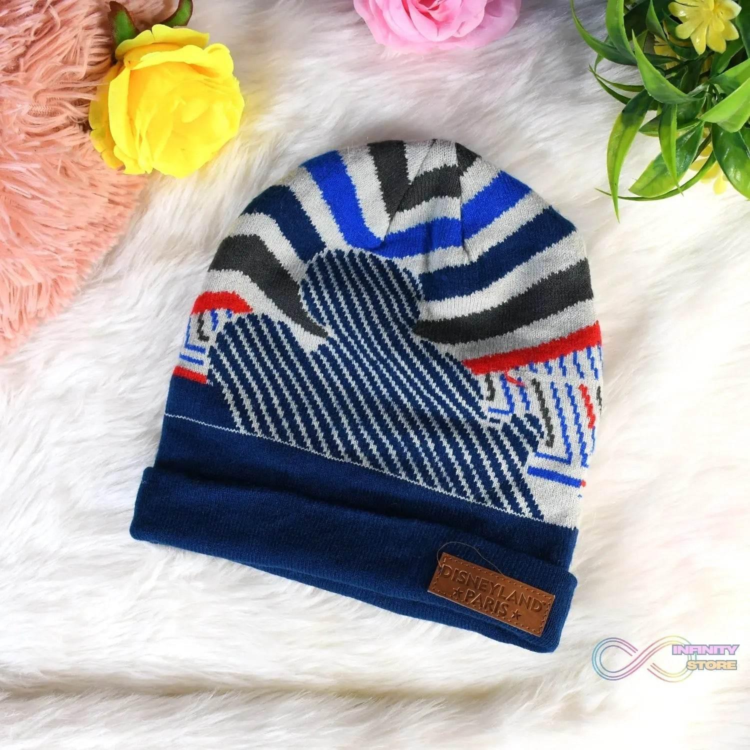 Cap for Winter Woolen Knitted Black Inside Fur Caps (1 Pc / Mix Design & Color) - infinityexculsivestore.com