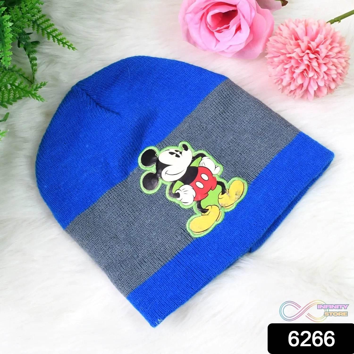 Cap for Winter Woolen Knitted Black Inside Fur Caps (1 Pc / Mix Design & Color) - infinityexculsivestore.com