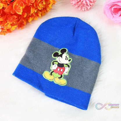 Cap for Winter Woolen Knitted Black Inside Fur Caps (1 Pc / Mix Design & Color) - infinityexculsivestore.com