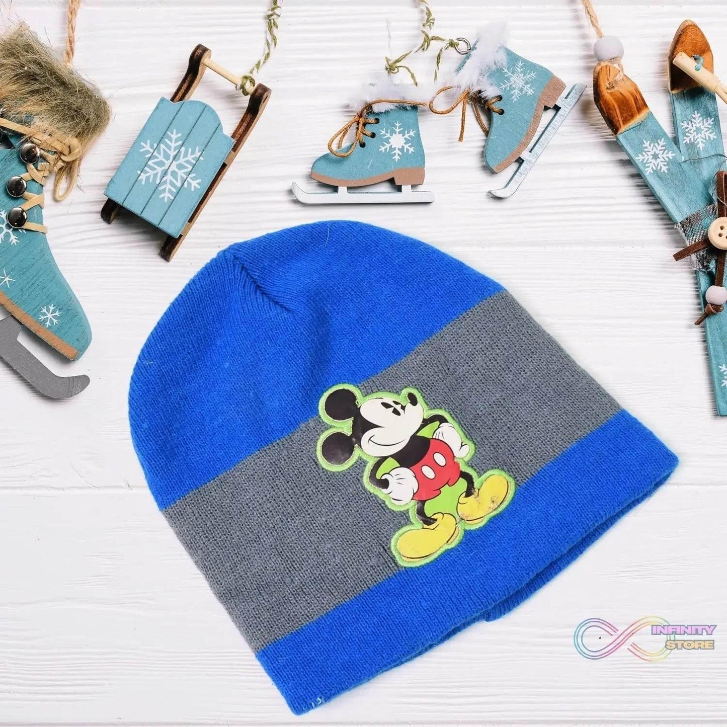 Cap for Winter Woolen Knitted Black Inside Fur Caps (1 Pc / Mix Design & Color) - infinityexculsivestore.com