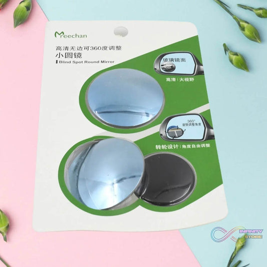 Car Blind Spot Side Mirror Round HD Glass Blind spot Mirror (2 Pc) - infinityexculsivestore.com